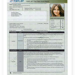 BUY TOEFL CERTIFICATE WITHOUT EXAM