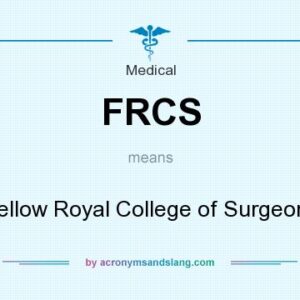 Buy FRCS Certificate Without Exam