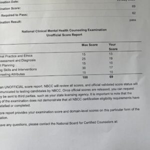 BUY NCMHCE CERTIFICATE ONLINE