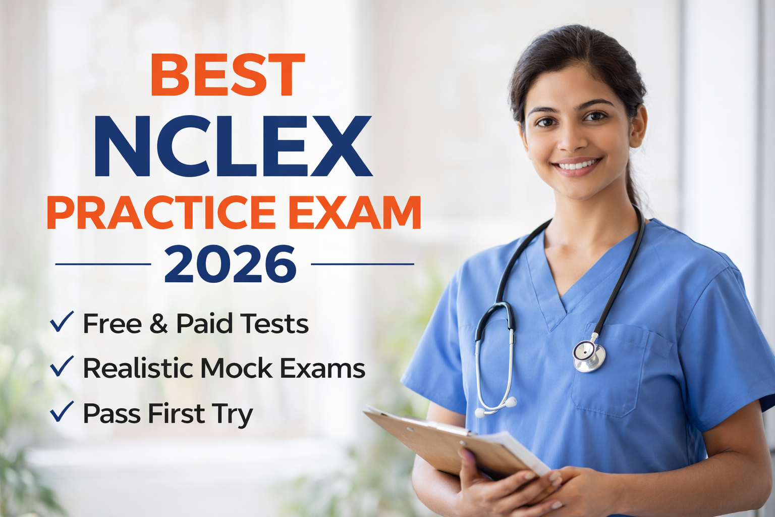 Best NCLEX practice exam 2026 free and paid tests realistic mock exams for nursing students