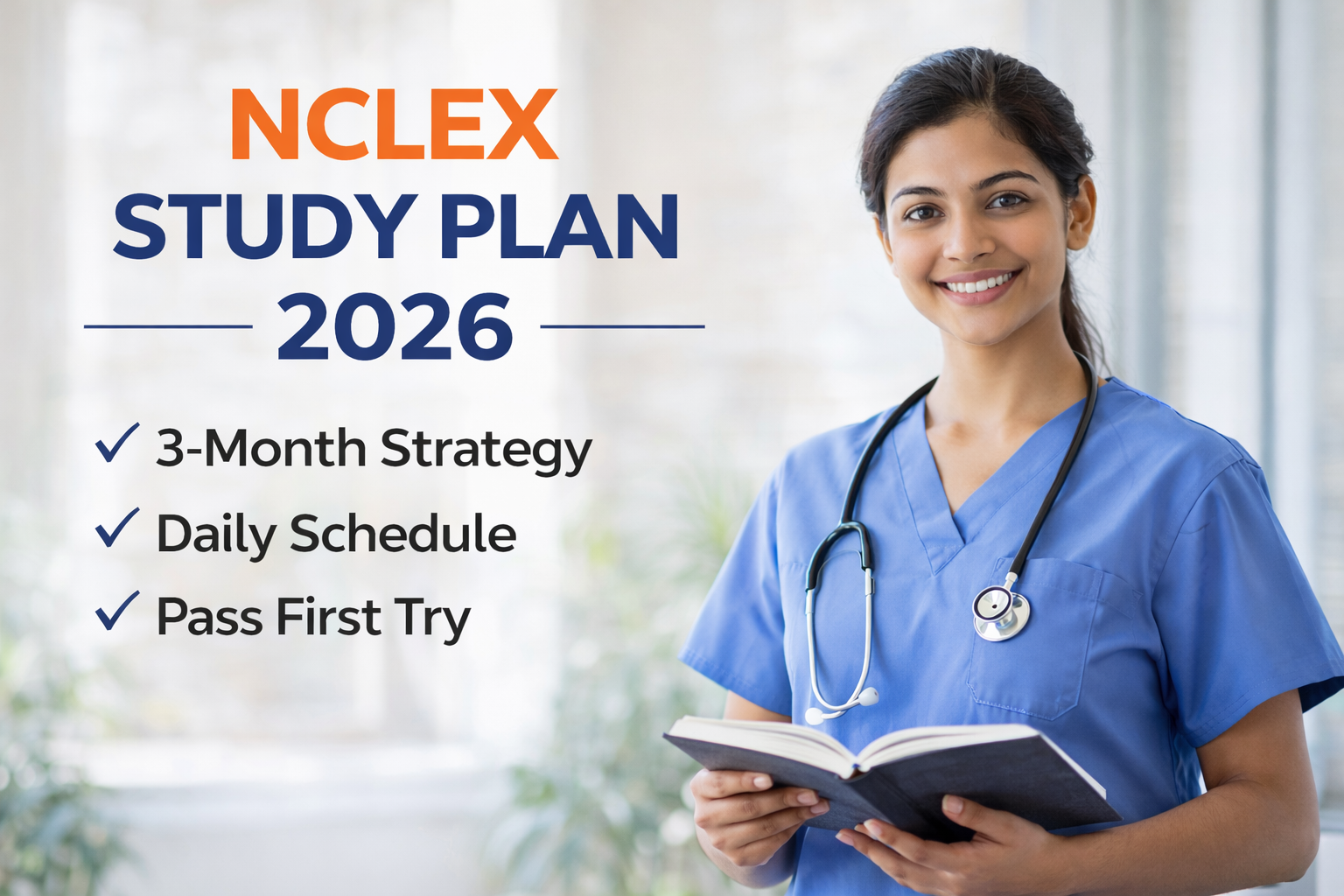 nclex study plan 2026 3 month strategy daily schedule and preparation tips for nursing exam